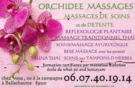 Massage de soins et bien être ( no sec).