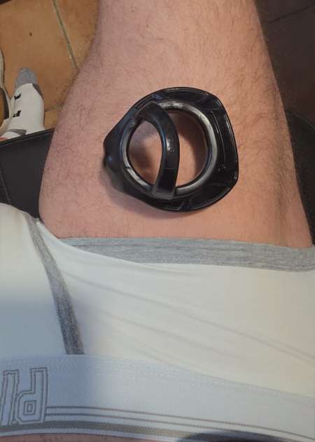 Anneau pénien double cockring