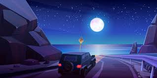 Balade nocturne estivale SUV ou Camping Car