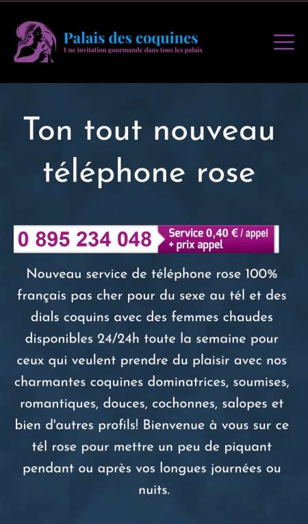 Téléphone rose francais tél rose France